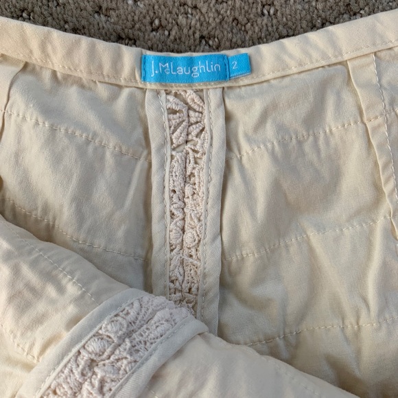 J. McLaughlin HIGHRISE crochet cotton shorts - Picture 5 of 10